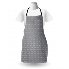 Hearts on Curvilinear Stripes Apron