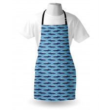 Cartoon of Funny Gators Apron