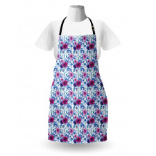 Watercolor Nosegay Flowers Apron