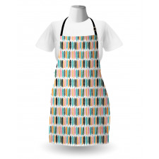 Minimal Ornamental Leaf Art Apron