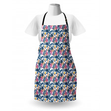 Leaves and Bird of Heaven Apron