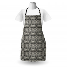 Zentangle Botanical Motif Apron