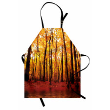 Autumn Forest Trees Apron