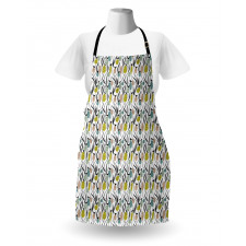 Birds and Abstract Plants Apron