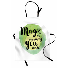 Watercolor Inspirational Art Apron