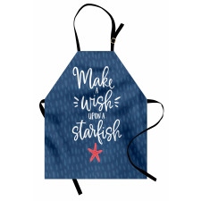 Nautical Text with Starfish Apron