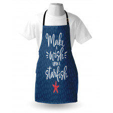 Nautical Text with Starfish Apron