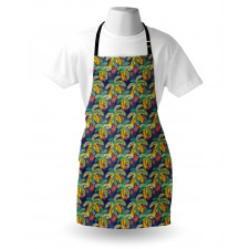 Exotic Aloha Palm Leaves Apron