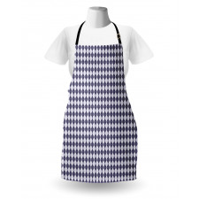 Monochrome Art Rhombuses Apron