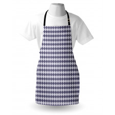 Monochrome Art Rhombuses Apron