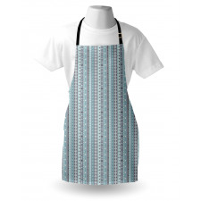 Dot Rhomb and Heart Lines Apron