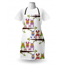 Birds on Tree Branches Apron