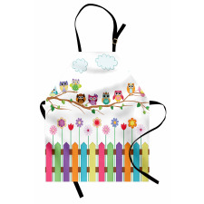 Bird on Branch Sunny Day Apron