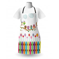 Bird on Branch Sunny Day Apron