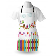 Bird on Branch Sunny Day Apron