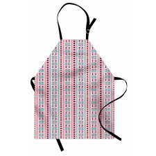 Geometric Kente Stripes Motif Apron