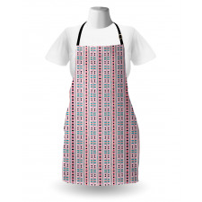 Geometric Kente Stripes Motif Apron