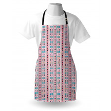 Geometric Kente Stripes Motif Apron