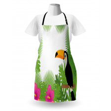 Exotic Plants and Bird Apron