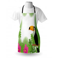 Exotic Plants and Bird Apron