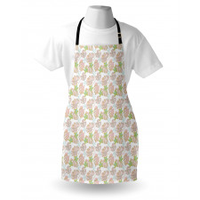 Hawaiian Leaves Pattern Apron