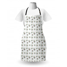 Anemone Flower Paintings Apron