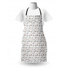 Cartoon Fauna Apron