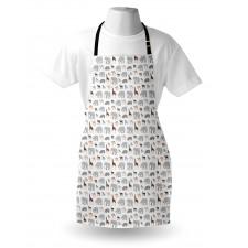 Cartoon Fauna Apron