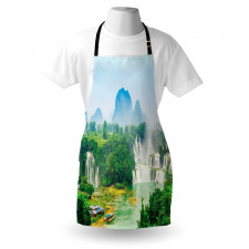 Misty Jungle Forest Apron