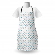 Abstract Raining Modern Sky Apron