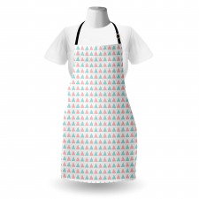 Pastel Triangles and Dots Apron