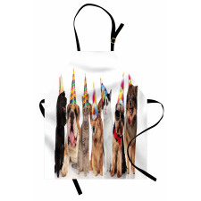 Party Animals in Hats Apron