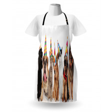 Party Animals in Hats Apron