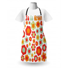 Colored Art Dated Style Apron