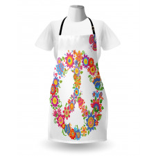 Peace Equality Flower Apron