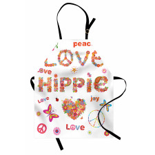 Love Hippie Vivid Floral Apron