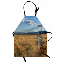 Field with Mountains Apron