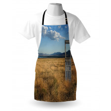 Field with Mountains Apron