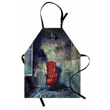 Old Armchair Messy House Apron
