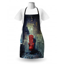 Old Armchair Messy House Apron