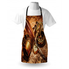 Compass Goose Quill Pen Apron