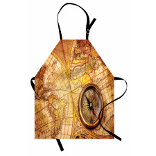 Old World Map Apron