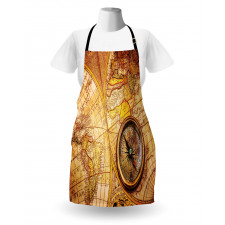 Old World Map Apron