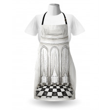 Castle Baroque Curtains Apron