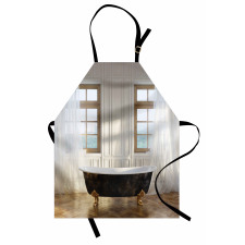 Bathtub in Modern Room Apron