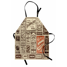 Pack Old Advertising Apron