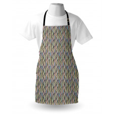 Creative Pastel Grid Art Apron