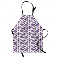 Creative Plume and Splashes Apron