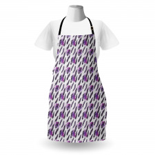 Creative Plume and Splashes Apron