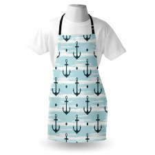 Pattern with Anchors Apron